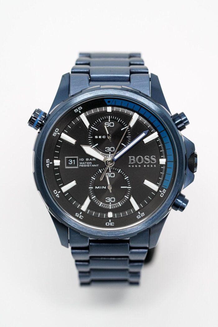 Hugo Boss Men's Watch Chronograph Globetrotter Blue PVD - HB1513824 - Image 6